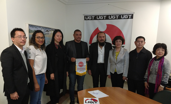 UGT recebe delegação chinesa em intercâmbio sindical